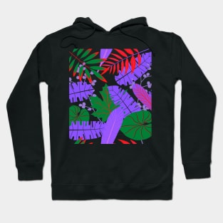 Pattern leaves colorful Hoodie